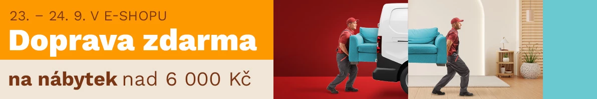 DOPRAVA ZDARMA nad 6000,- 23-24-9-2026