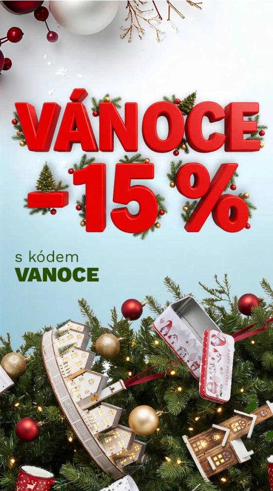 15 % na vánoční zboží 26-28-10-2026