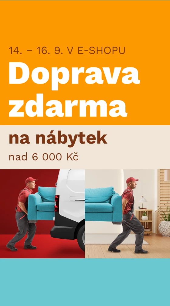 DOPRAVA ZDARMA nad 6000,- 14-16-9-2026