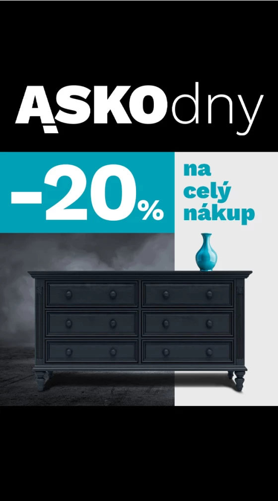 ASKO dny 20% na vše 18-22-9-2026