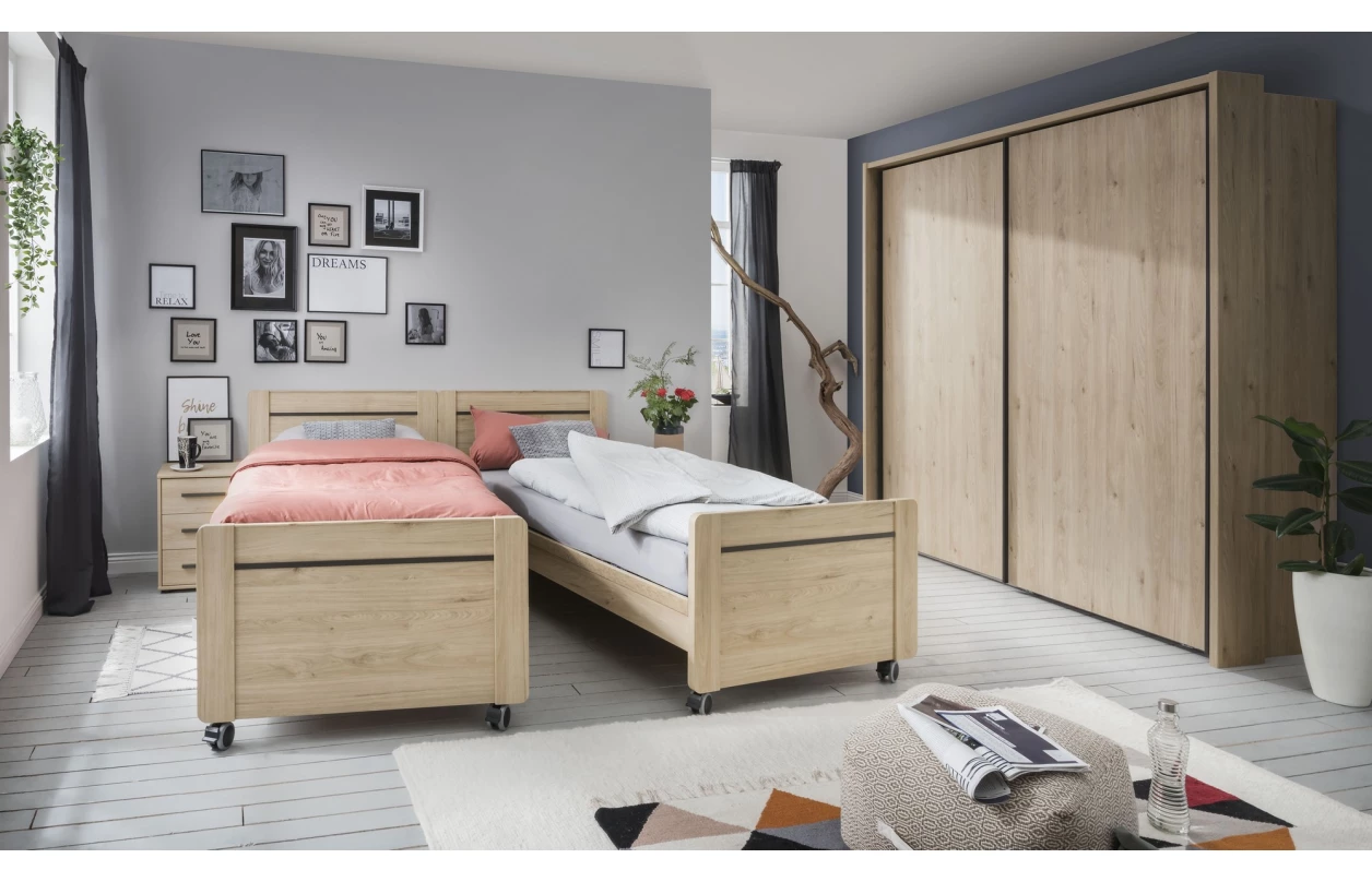 Horní lišta s osvětlením k šatní skříni Brüssel 250 cm, kamenný dub 8
