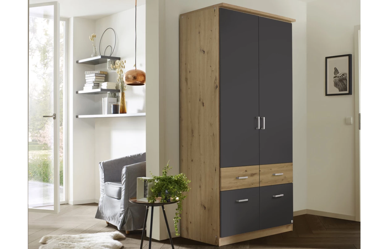 Skříňový nástavec Bremen, 136 cm, dub sonoma/bílá 28