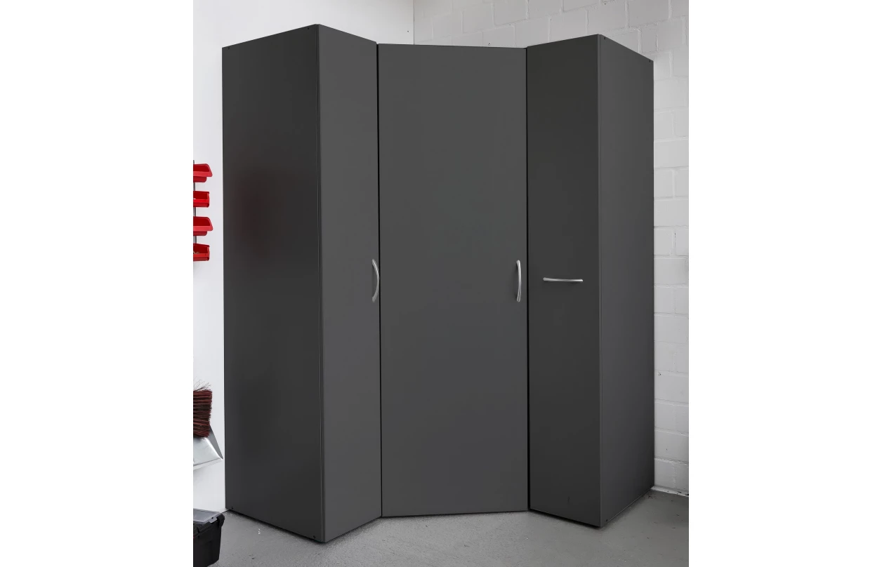 Skříň s děleným prostorem Multiraum, 80 cm, bílá 12