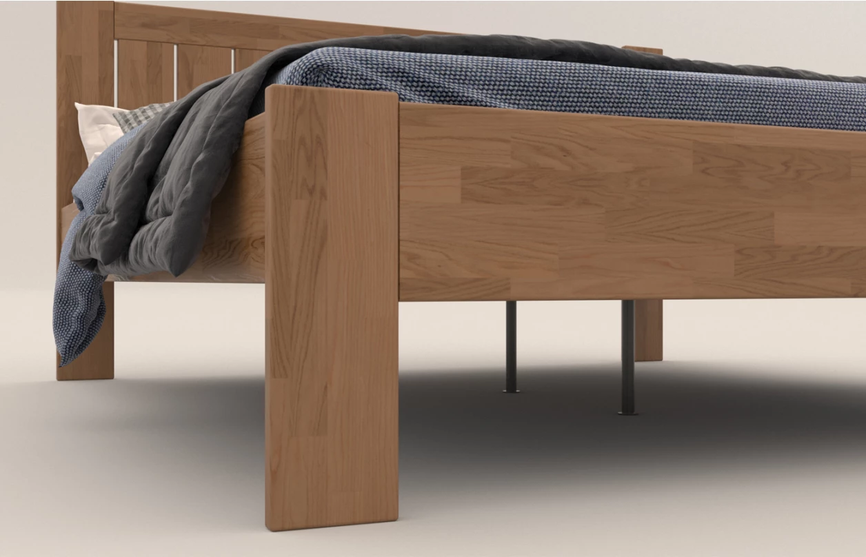 Postel Berta 180x200 cm, přírodní buk 3