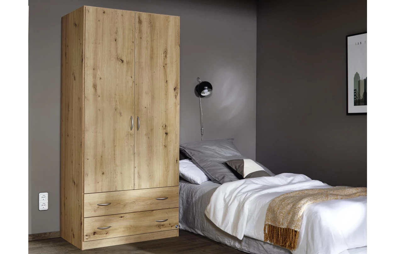 Skříňový nástavec Case, 91 cm, dub sonoma 9