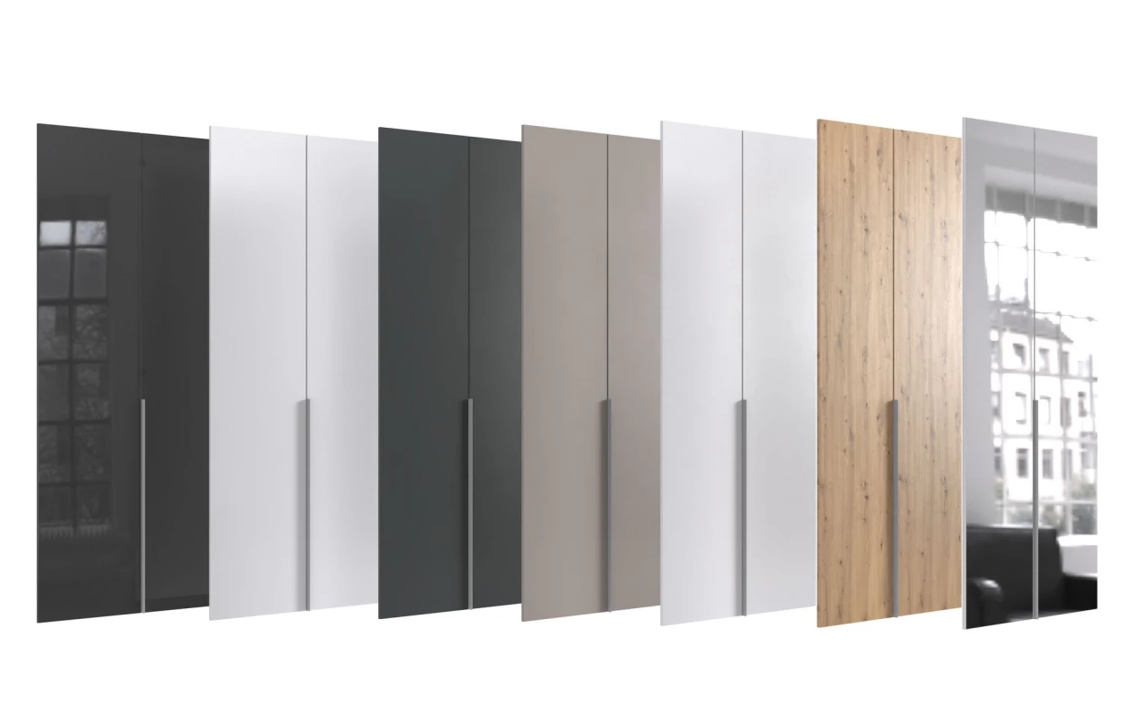 Skříňka s 5 zásuvkami Easy Plus, 49 cm, dub sonoma/bílé sklo 43