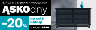 ASKO dny jsou konečně tady! Vše se slevou 20 % navíc