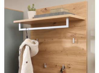 Předsíňový šatní panel Bari, dub artisan