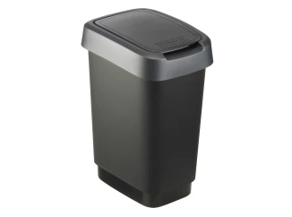 Odpadkový koš Twist 10 l, antracitový