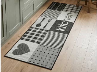 Koberec Flex 67x200 cm, motiv kitchen