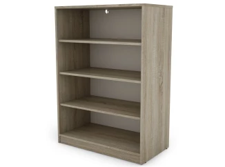 Polovysoký regál Carlos, dub sonoma, šířka 75 cm