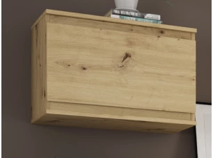 Nástěnná skříňka Carlos, dub artisan, 60 cm