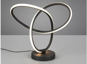 Stolní lampa LED Lando, černá
