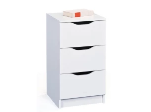 Komoda se 3 zásuvkami Westphalen, bílá