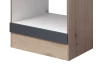 Kuchyňská skříňka pro vestavnou troubu Tiago, dub san remo/šedá, 60 cm