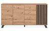 Široká komoda Merida, 160 cm, dub artisan/antracit