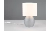 Stolní lampa Vela, šedé sklo