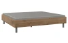 Postel Easy Plus 180x200 cm, dub prkenný, komfortní výška