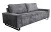 Trojmístná pohovka Cassino, ocelově šedá tkanina