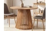Kulatý jídelní stůl Siluet 100 cm, světlý jasan