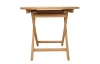 Kulatý zahradní stůl Dumai, 90 cm, teak