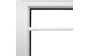 Vitrážní tyčka vzpěrná Easy 40-70 cm, kulatá bílá