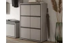 Univerzální skříňka/botník Jaru, šedá