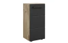 Koupelnová stojací skříňka Vista 34 cm, dub viking/černá