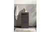 Koupelnová stojací skříňka Vista 34 cm, dub viking/černá