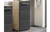Koupelnová stojací skříňka Vista 34 cm, dub viking/černá
