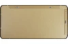 Nástěnné zrcadlo Josie 50x100 cm, černé hranaté
