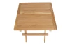 Zahradní konferenční stolek Jakarta 50x50 cm, skládací, teak