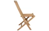 Skládací zahradní židle Ciberon, teak