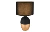 Stolní lampa Valentino, černá/zlatá