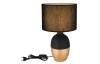 Stolní lampa Valentino, černá/zlatá
