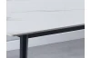 Jídelní stůl Danny 160x90 cm, imitace bílého mramoru
