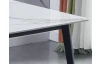Jídelní stůl Danny 160x90 cm, imitace bílého mramoru