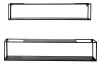 Set 2 ks nástěnný regál Leicester 95 cm/85 cm