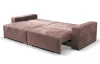 Rozkládací pohovka Anafi, tmavě růžová látka