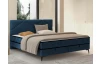 Postel Parana 180x200 cm, námořnická modrá sametová látka