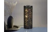 Stolní LED lampa Taco, třpytivý efekt, černo-zlatá
