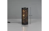 Stolní LED lampa Taco, třpytivý efekt, černo-zlatá