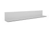 Nástěnná police Carlos, bílá, 120 cm