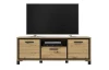 TV skříňka Trondheim 158 cm, dub artisan/dub černý