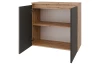 Nástěnná skříňka Asko Living, 75 cm, dub artisan/antracit