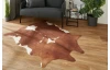 Imitace kravské kůže Amarillo 125x155 cm, krémovo-hnědá