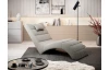 Relaxační lehátko London, šedo-béžová látka