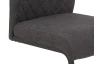 Jídelní židle Samira, tmavě šedá látka