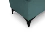 Úložná lavice/peřiňák Joy, šířka 139 cm, modrozelená aqua látka