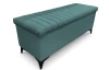 Úložná lavice/peřiňák Joy, šířka 139 cm, modrozelená aqua látka